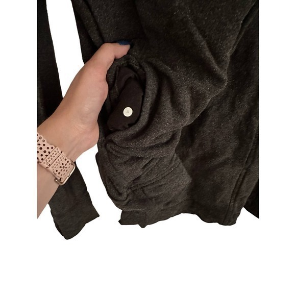 Lululemon Coast Wrap in Heathered Black Size 4 - Picture 6 of 8